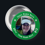 Badge Rond 7,6 Cm Football ou tout sport sportif Esprit photo vert<br><div class="desc">Tout le texte est réglable ! Trouvez votre photo de sport préférée pour en faire la vôtre ! Idéal pour les tournois et les jours de jeu. Portez votre bouton sport esprit avec fierté. Autres couleurs disponibles. Trouvez également des drapeaux de voiture, des refroidisseurs, des magnets de voiture et d'autres...</div>