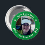 Badge Rond 7,6 Cm Football ou tout sport sportif Esprit photo vert<br><div class="desc">Tout le texte est réglable ! Trouvez votre photo de sport préférée pour en faire la vôtre ! Idéal pour les tournois et les jours de jeu. Portez votre bouton sport esprit avec fierté. Autres couleurs disponibles. Trouvez également des drapeaux de voiture, des refroidisseurs, des magnets de voiture et d'autres...</div>