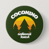 Badge Rond 7,6 Cm Forêt nationale de Coconino (Devant)