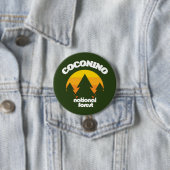 Badge Rond 7,6 Cm Forêt nationale de Coconino (En situation)