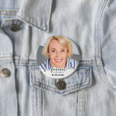 Badge Rond 7,6 Cm Forever in our Hearts - Sympathy Keepsaké (En situation)