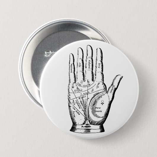 Badge Rond 7,6 Cm Fortune Teller (Devant & derrière)