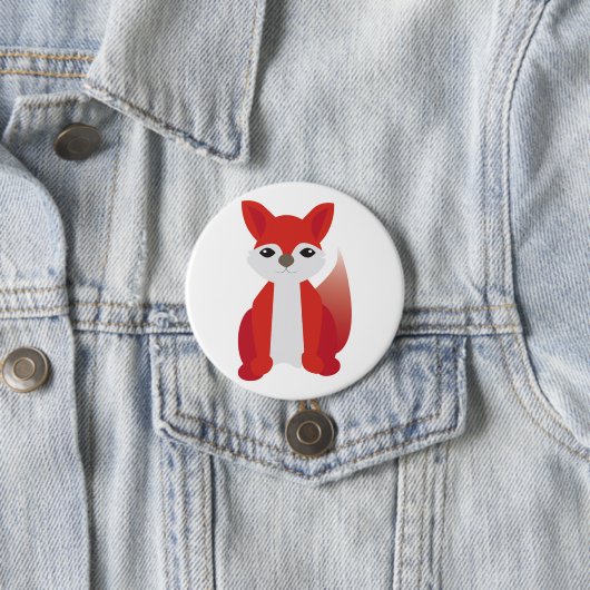 Badge Rond 7,6 Cm Fox (En situation)