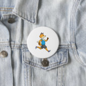 Badge Rond 7,6 Cm Fox comme coureur à Running (En situation)