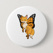 Badge Rond 7,6 Cm Fox with wing (Devant)