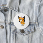 Badge Rond 7,6 Cm Fox with wing (En situation)