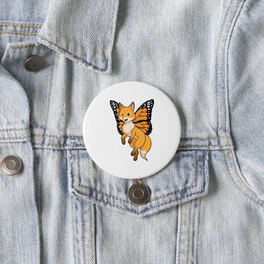 Badge Rond 7,6 Cm Fox with wing (En situation)