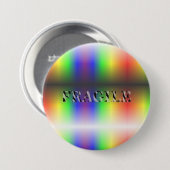 BADGE ROND 7,6 CM FRAGILE (Devant & derrière)