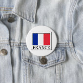 Badge Rond 7,6 Cm France (En situation)