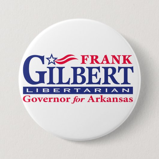Badge Rond 7,6 Cm Frank Gilbert 3" (Devant)