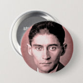 Badge Rond 7,6 Cm Franz Kafka (Devant & derrière)