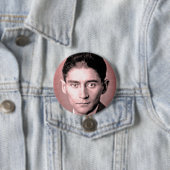 Badge Rond 7,6 Cm Franz Kafka (En situation)