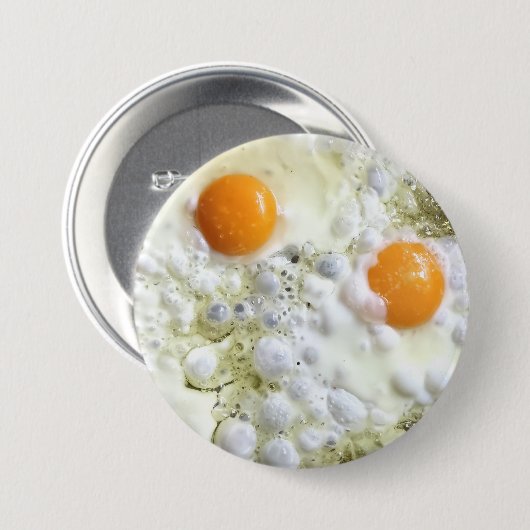 Badge Rond 7,6 Cm Fried eggs (Devant & derrière)