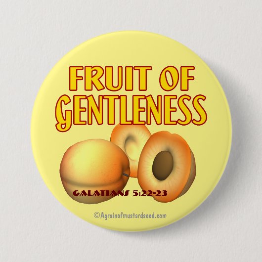 Badge Rond 7,6 Cm Fruit de douceur (Devant)