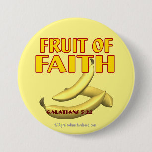 Badge Rond 7,6 Cm Fruit de foi