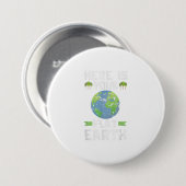 Badge Rond 7,6 Cm Funny Anti Flat Earth TShirt (Devant & derrière)