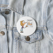 Badge Rond 7,6 Cm Funny Doctor Teaching Foot Anatomy