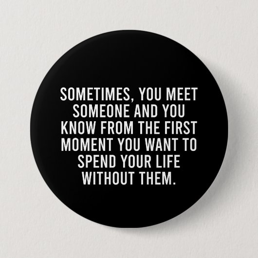 Badge Rond 7,6 Cm Funny Sarcastic Introvert Humour Dire (Devant)