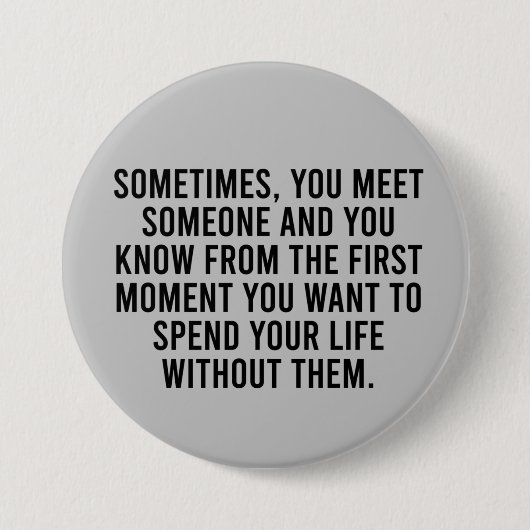 Badge Rond 7,6 Cm Funny Sarcastic Introvert Humour Dire (Devant)
