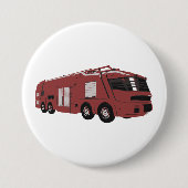 Badge Rond 7,6 Cm Futuristic Red Sci-Fi Command Vehicle (Devant)