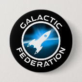 Badge Rond 7,6 Cm Galactic Federation Logo (Devant)