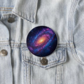 Badge Rond 7,6 Cm Galaxie (En situation)