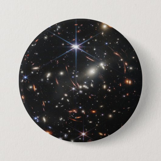 Badge Rond 7,6 Cm Galaxies profondes (Devant)