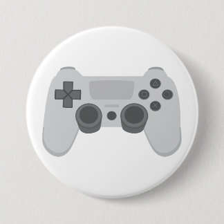 Badge Rond 7,6 Cm Game Controller