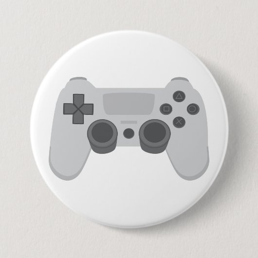 Badge Rond 7,6 Cm Game Controller (Devant)