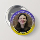 Badge Rond 7,6 Cm Garde Olivia 10 (Devant & derrière)