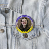 Badge Rond 7,6 Cm Garde Olivia 10 (En situation)