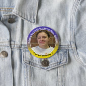 Badge Rond 7,6 Cm Garde Shaylee 10 (En situation)