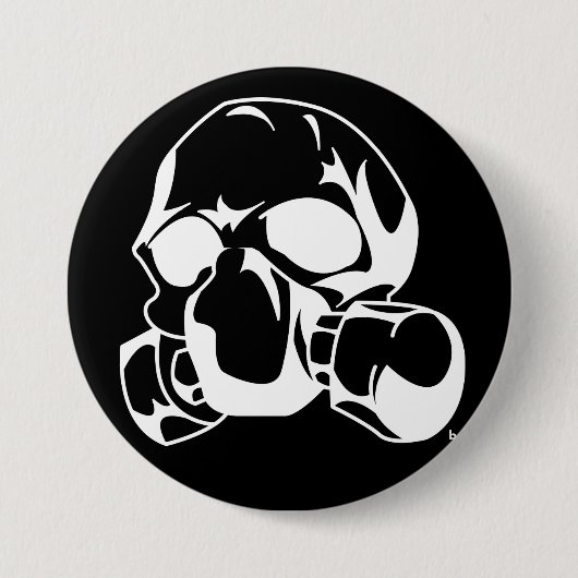 Badge Rond 7,6 Cm Gaz (Devant)