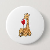 Badge Rond 7,6 Cm Girafe balloon (Devant)