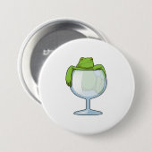 Badge Rond 7,6 Cm Glass (Devant & derrière)