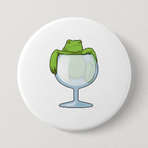 Badge Rond 7,6 Cm Glass