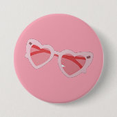 Badge Rond 7,6 Cm Glasses (Devant)