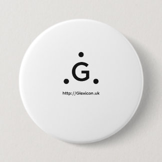 Badge Rond 7,6 Cm Glexicon Royaume-Uni