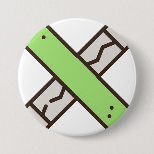 Badge Rond 7,6 Cm gomme