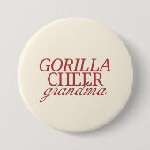 Badge Rond 7,6 Cm Gorilla Cheer Grand-mère (Devant)