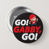 Badge Rond 7,6 Cm Goupille d'IronMan de Gabrielle (Devant & derrière)