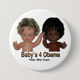 Badge Rond 7,6 Cm Goupilles de campagne d'Obama