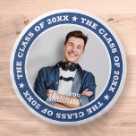 Badge Rond 7,6 Cm Graduation La classe de 20XX Photo personnalisée m<br><div class="desc">Ce design simple et moderne est composé de typographie serif et d'ajouter une photo personnalisée.</div>