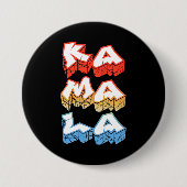 Badge Rond 7,6 Cm Graffiti Kamala Harris (Devant)