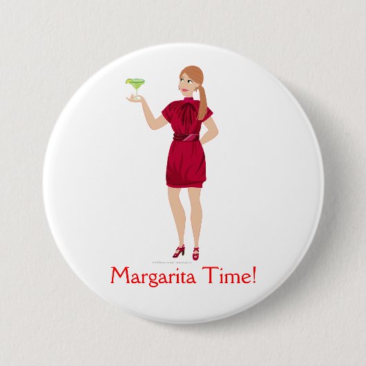 Badge Rond 7,6 Cm Grand bouton de DHG (Devant)