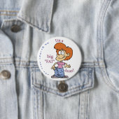 Badge Rond 7,6 Cm GRAND bouton de PERDANT de FAT (En situation)