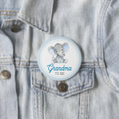 Badge Rond 7,6 Cm Grand-mère pour être nouveau bébé bébé bébé garçon (En situation)