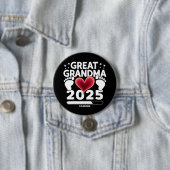 Badge Rond 7,6 Cm Grande grand-mère Chargement 2025 Faire-part de gr (En situation)