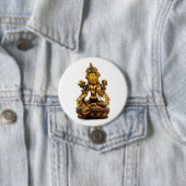 Badge Rond 7,6 Cm Green Tara (En situation)
