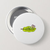 Badge Rond 7,6 Cm Grenouille avec lunettes de soleil (Devant & derrière)